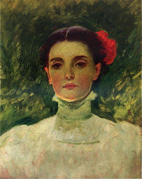 Frank Duveneck Portrait of Maggie Wilson oil painting picture